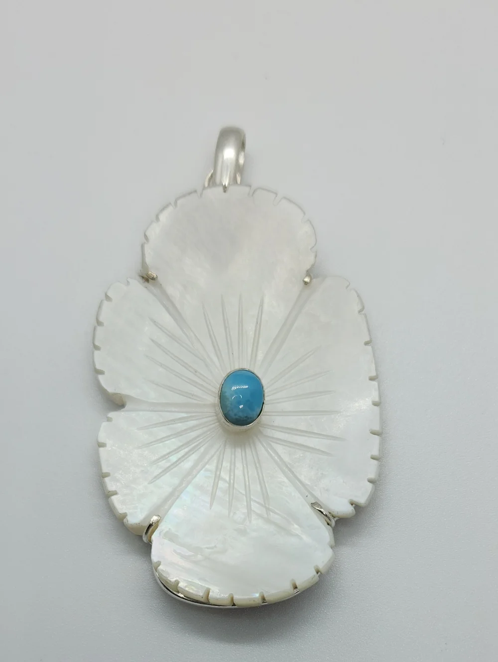 Handcrafted Larimar Set - Picture 7 of 7